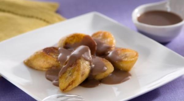 Bananos caramelizados con NUTREN