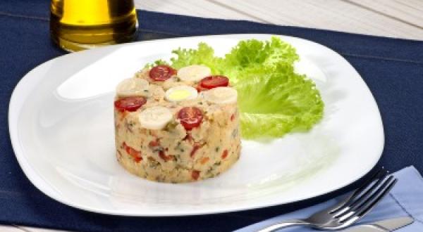 Ensalada de papa y atún con NUTREN Senior®