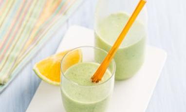 BATIDO DE ESPINACA, MELÓN Y JENGIBRE